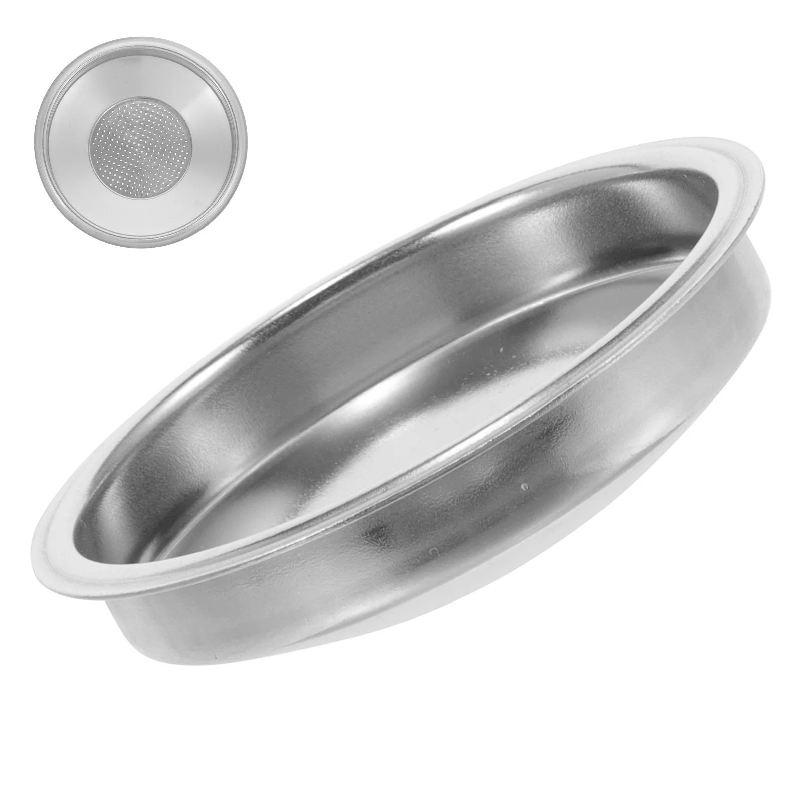 كوب فلتر القهوة من الفولاذ المقاوم للصدأ، ثقوب رفيعة قابلة لإعادة الاستخدام، مصقول بشكل سلس، سهل الغسيل، نماذج متعددة، بار منزلي، استخدام فلتر القهوة