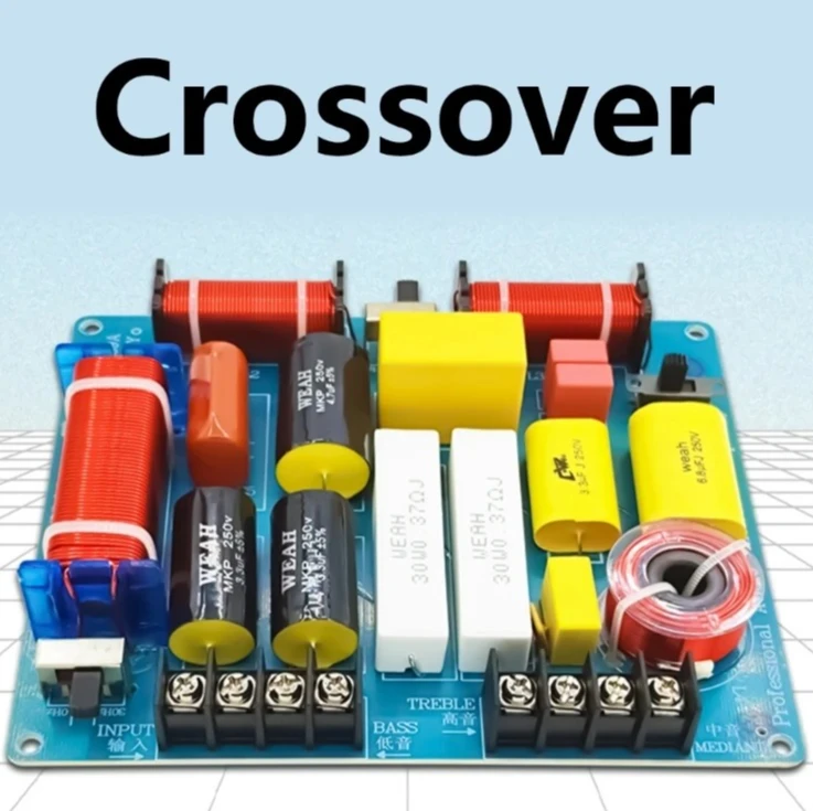 2 قطعة وحدة مقسم تردد المرشح المتقاطع D2RC لوحة مقسم مكبر الصوت ثلاثة أضعاف Altos باس 3-قناة صوت عالي الطاقة #2