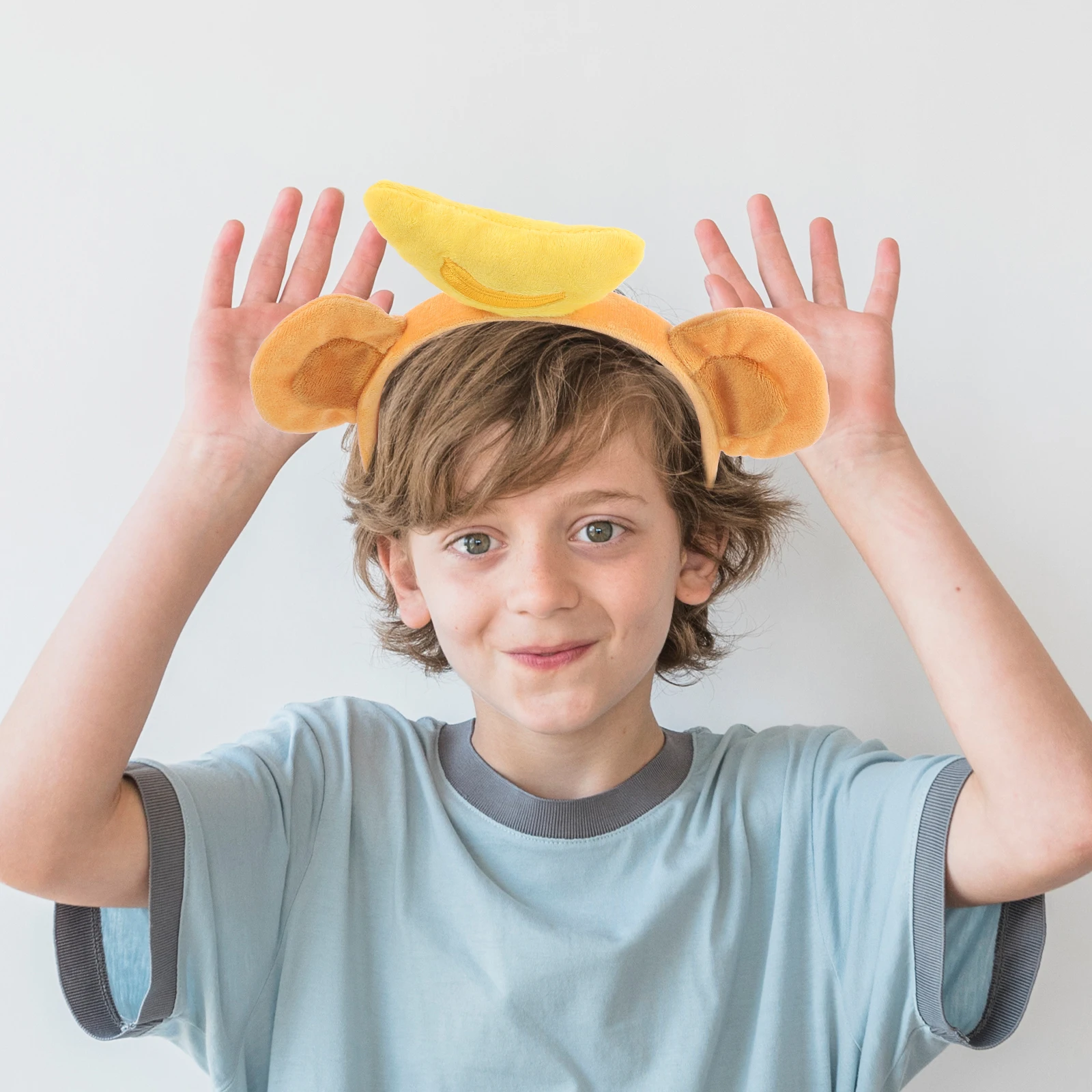 عصابة رأس على شكل آذان القرد، عصابات رأس للمهرجانات، إكسسوارات شعر للمراهقين والحفلات التنكرية على شكل حيوانات