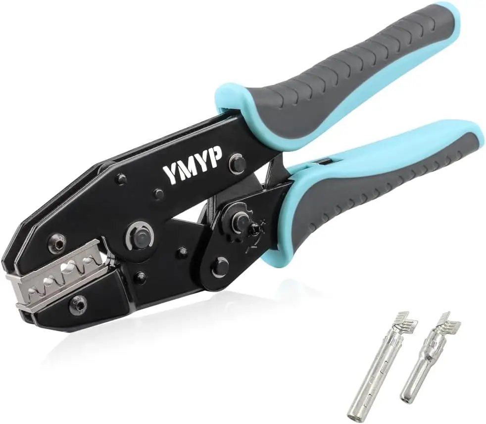 

Solar PV Cable Connectors Crimping Tool - Ratcheting Wire Crimper for AWG 14-8 (2.5-10.0mm²) with Adjustable Force and Ergonomic