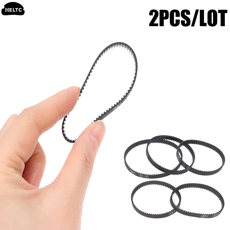 

2pcs/LOT Timing Drive Belt 2GT/2M Perimeter 140 142 150 160 180mm Width 6mm Synchronous Conveyor Spare Part For Vaccum Cleaner