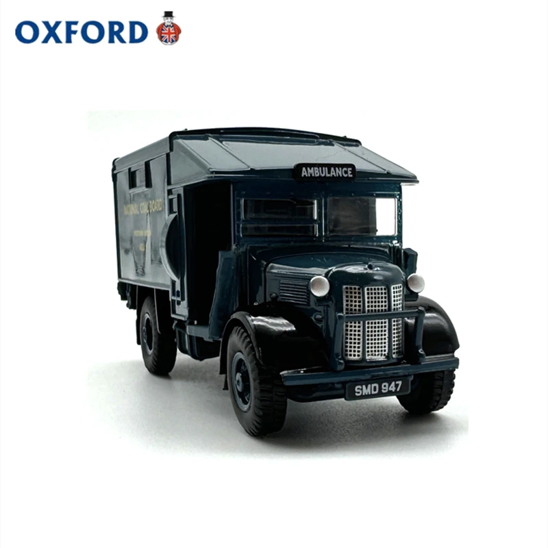 Diecast oxford escala 1:76 austin k2 ambulância conselho de carvão liga modelo de carro brinquedo colecionável presente lembrança exibição ornamento