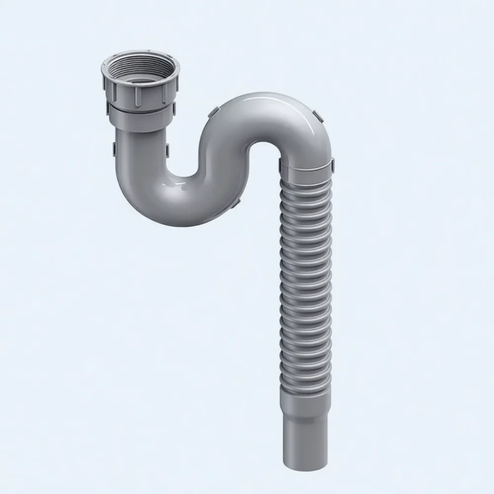 Flexible PVC Sink Sewer Drain Hose Extension Pipe Deodorant Waste Water Plumbing Connector Universal Kitchen Repair Accessory