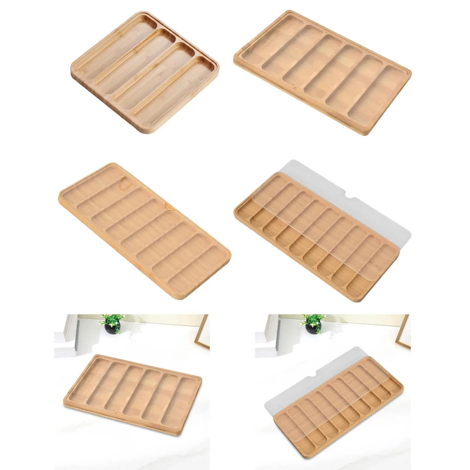 Wooden Watch Band Organizer Watchband Storage Case Decor Creative Holder Stand Display Tray for Desktop Bedroom Showcase