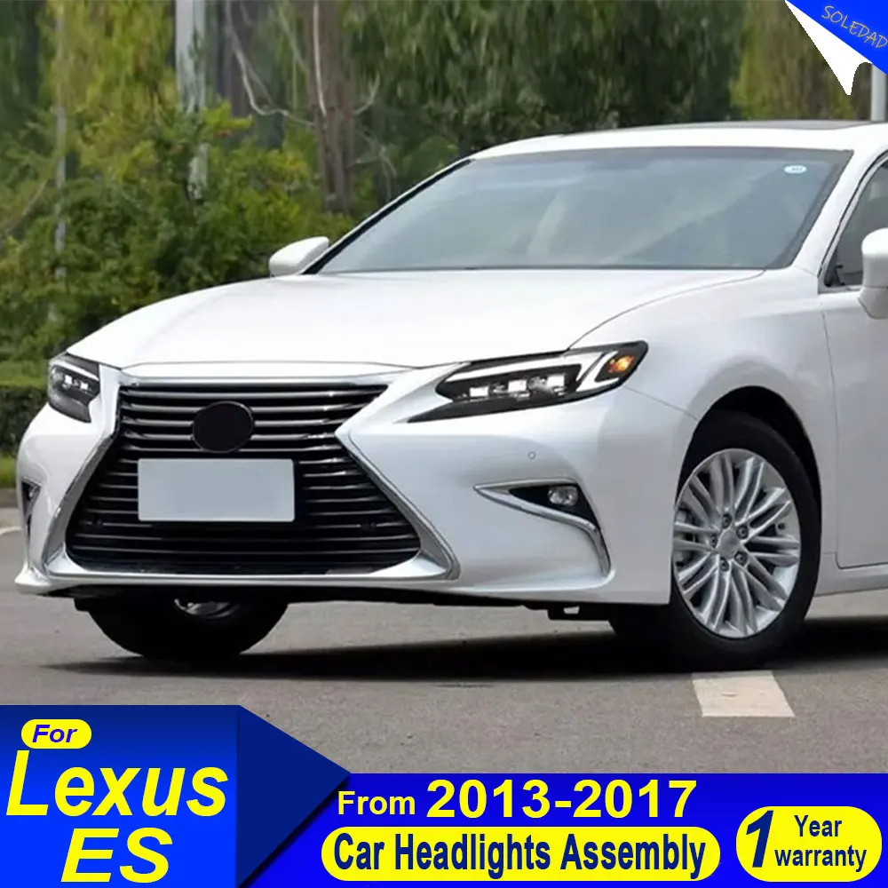 Car headlights For Lexus ES200 ES250 ES300H 2013 2014 2015 2016 2017 LED Auto Head Lights Assembly Upgrade Car Accessories