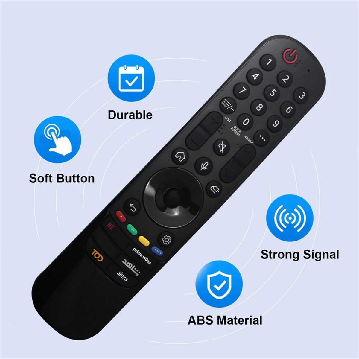 Replace MR23GA AKB76043107 Voice Remote for LG Smart TV OLED QNED B3 C3 G3 Series NanoCell UHD 4K 8K UR8000 Series