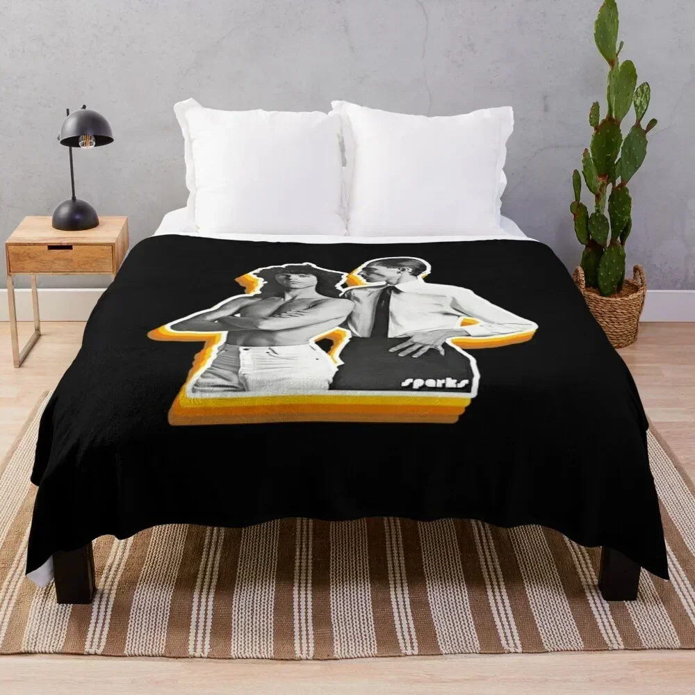

Sparks Band Throw Blanket Shaggy Furry Soft Blanket for Bedroom Living Room