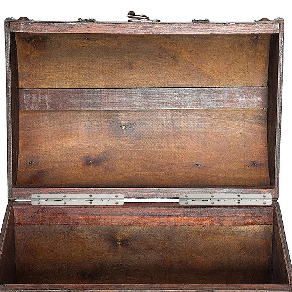 4 Stück Box Heavy Duty Messing Gold Schrank Hardware für Holzschmuck Verpackung Lange Retro Riegel Verschluss Glatter Verschluss