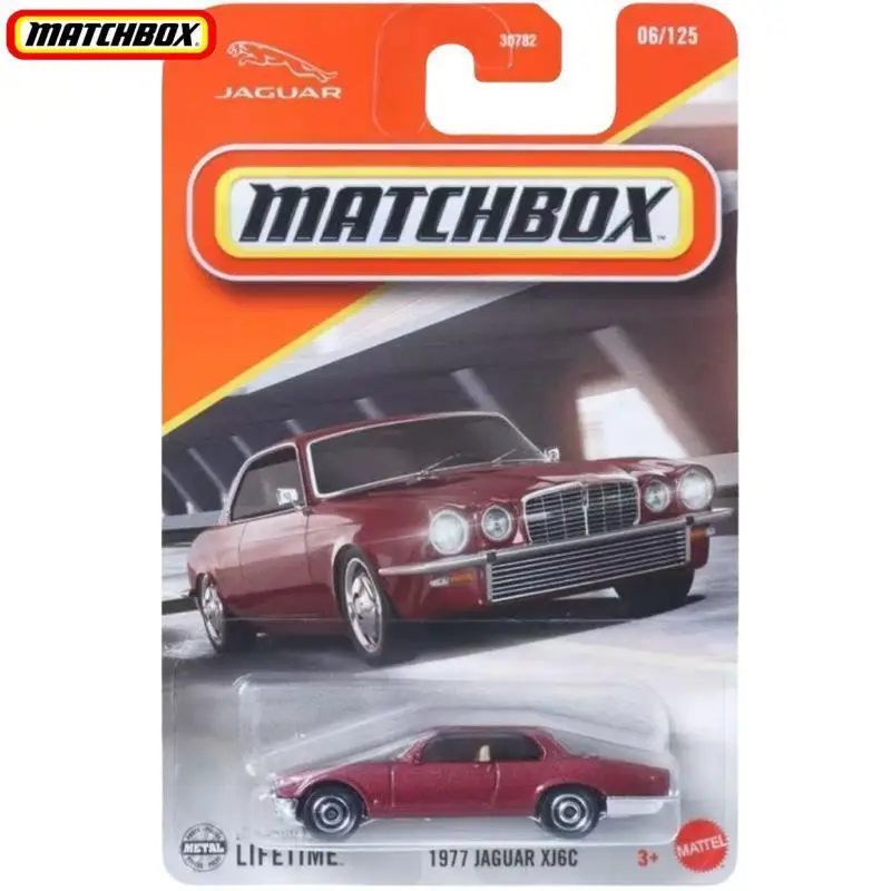 

Подлинная машина Mattel Matchbox 1/64, металлическая литая под давлением 1977, Jaguar Xj6c, имитация модели автомобиля, игрушки, коллекция для мальчиков, подарки на день рождения