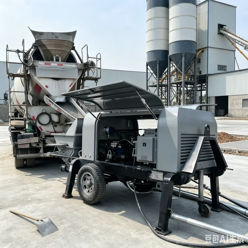High Capacity Towable Diesel Concrete Pump Offered By Professional Chinese Manufacturer For Rapid Concrete Placement