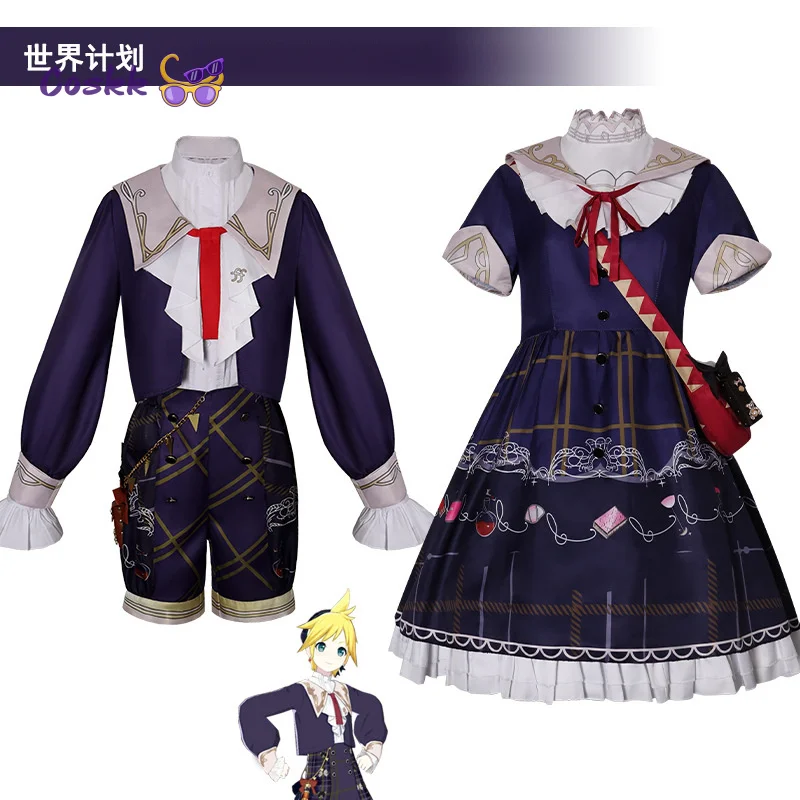 

Game Project Sekai Len Rin Cosplay Costume New Arrival Halloween Carnival Game Party PJSK Suit Uniform Women Men Size