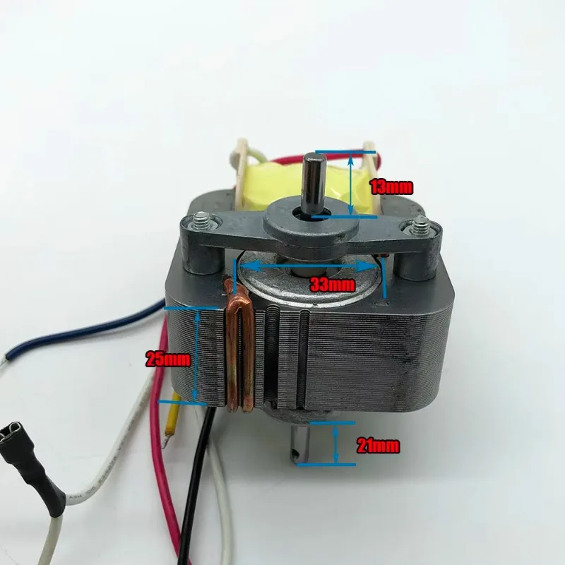 YJ62/300 127/230VAC 120V 230V 60HZ 35W Stator Thickness 25mm Shaped Pole Fan Motor For Vacuum Air Pump Air Fryer Oven Furnace