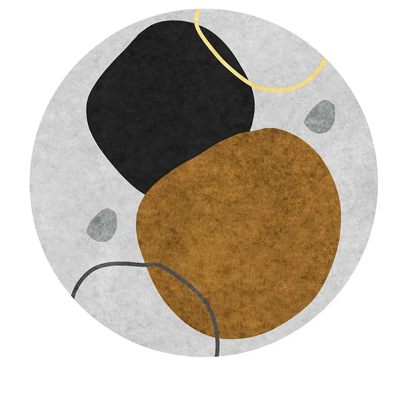 Round Rug – Simple Versatile Home Decor Accent for Bedroom & Living Room