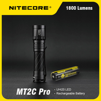 NITECORE MT2C PRO 1800Lumens Tactical Flashlight Rechargeable Include 3600mAh Battery