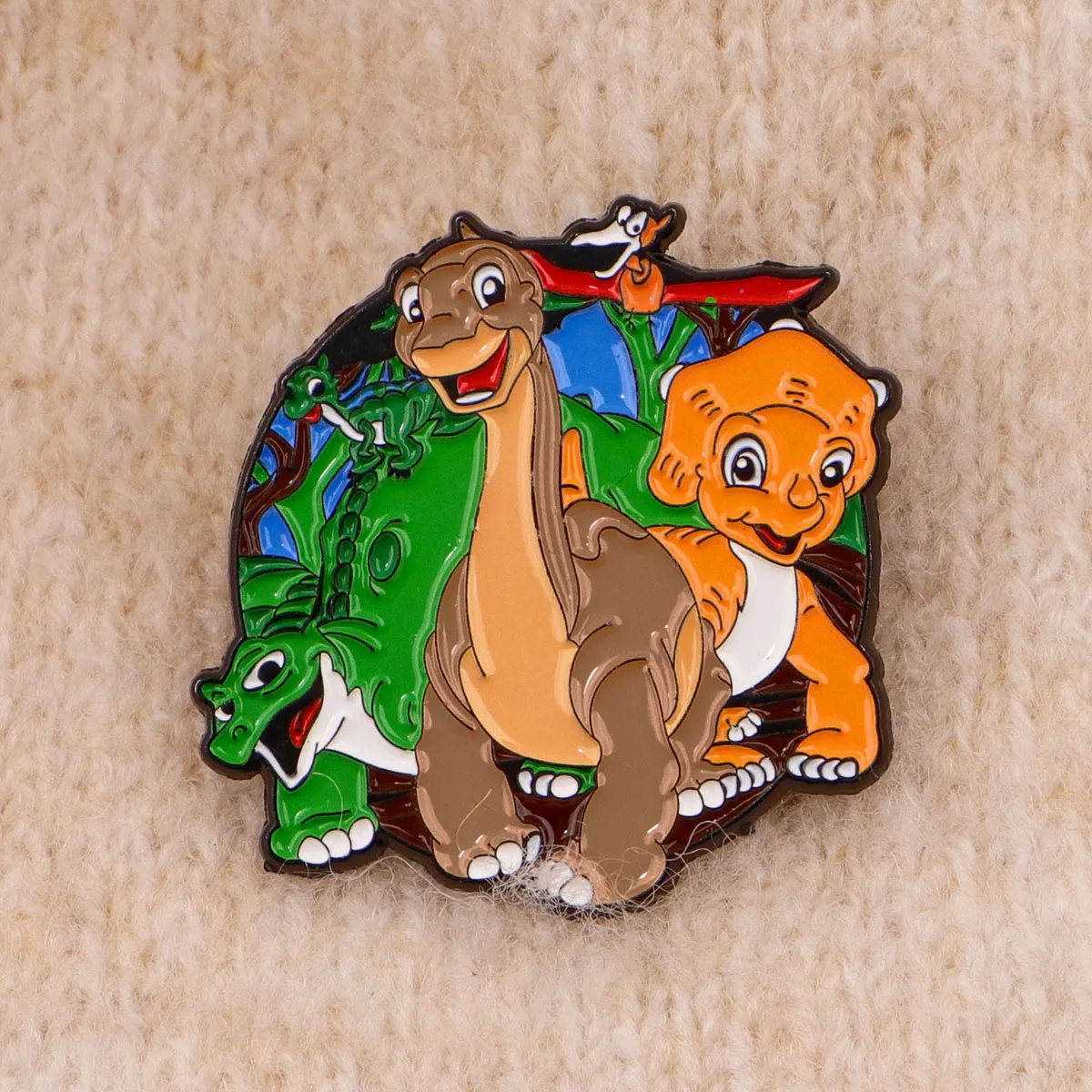 Cartoon Dinosaurs Enamel Pins Cute Brooches Badge Lapel Pin For Backpack Clothes Accessories Animal Jewelry Birthday Gifts