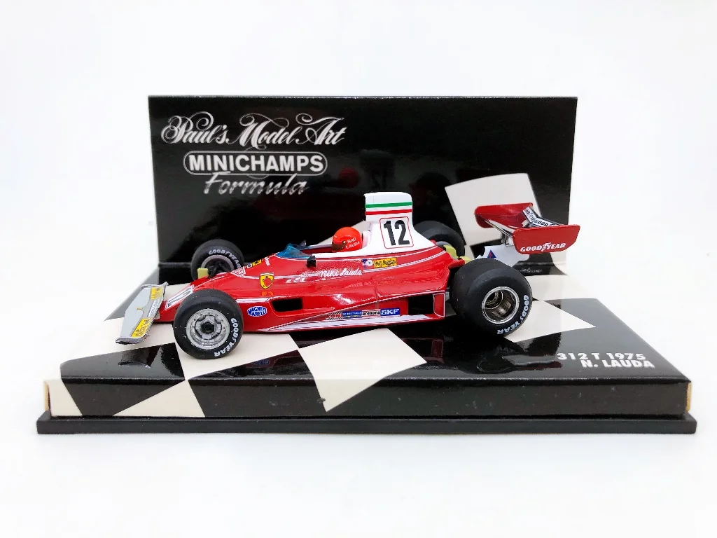 Minichamps 1:43 F1 312T 1973 Niki Lauda Simulation Limited Edition Resin Metal Static Car Model Toy Gift