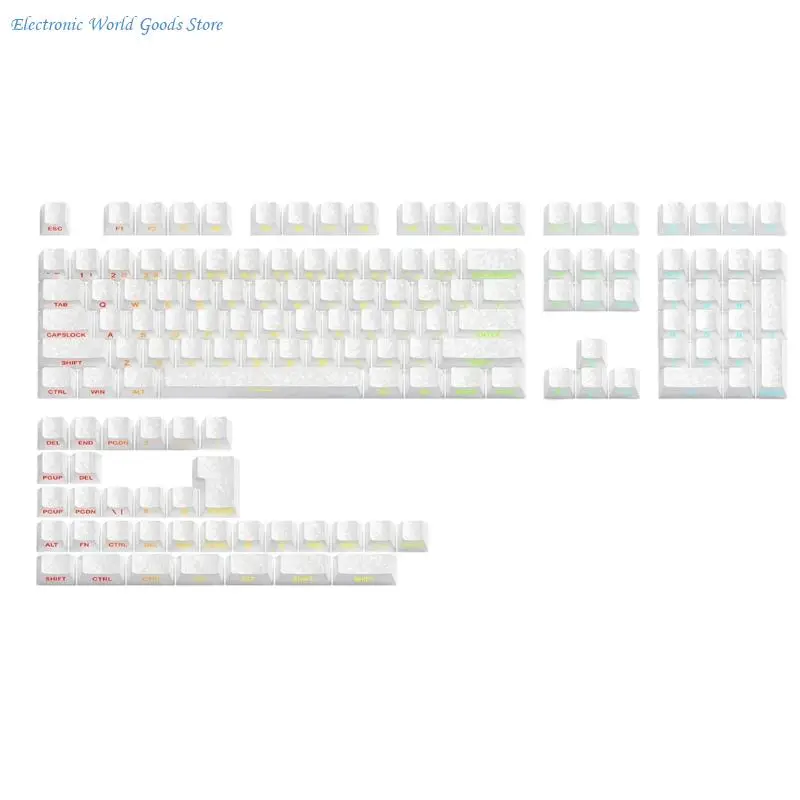 A3PD 140 Keycaps Carbon Fiber Finish PBT Side Lettering For Mechanical Boards