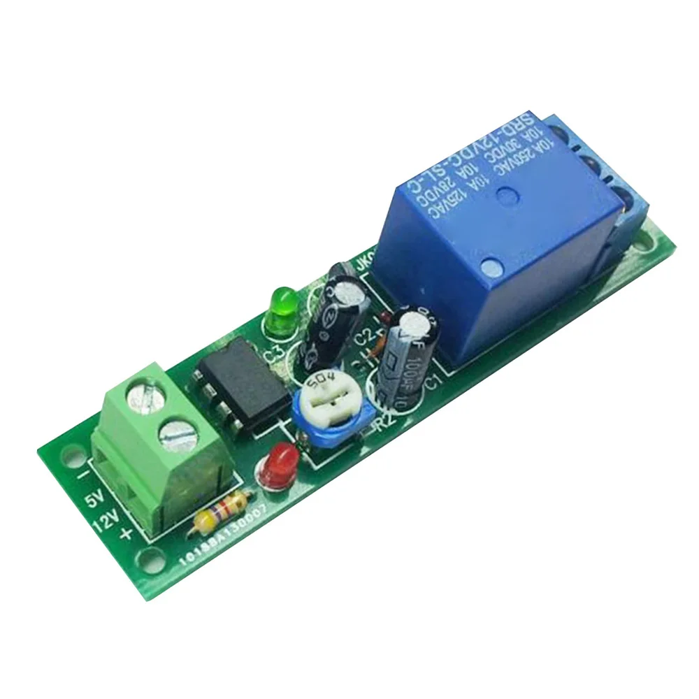 DC 12V Power On Adjustable Delay Disconnect Relay NE555 Monostable Time Relay Module 0-60 Seconds