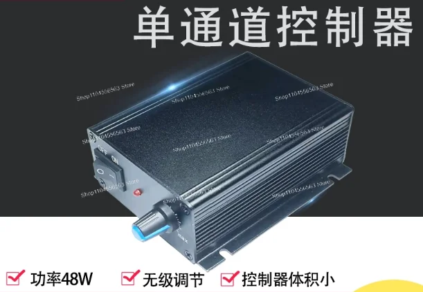 High Uniformity CCD Vision LED Light Source, Industrial Camera Microscope, Gray Analog Single-Channel Inspection Controller