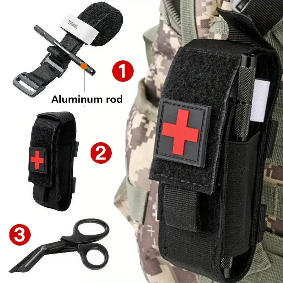 Outdoor Camping Exploration Military Tourniquet Kit Outdoor Survival Tactical Combat Tourniquets Spinning Medical Emergency Belt