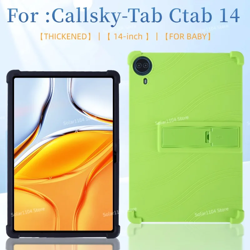 

Suitable for Callsky-Tab Ctab 14-inch tablet case, child-friendly, thickened shockproof design on all four corners