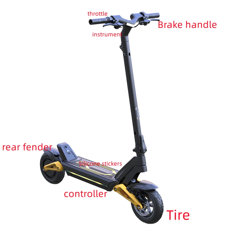 Ecorider A8U Electric scooter for a special purpose Right brake handle for A8U e scooter