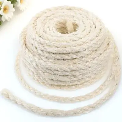 

1 Roll Natural Sisal Hemp Rope Tough for Cat Tree DIY Scratching Post Repair Cat Supply Sturdy Scratch Rope Home Accessories