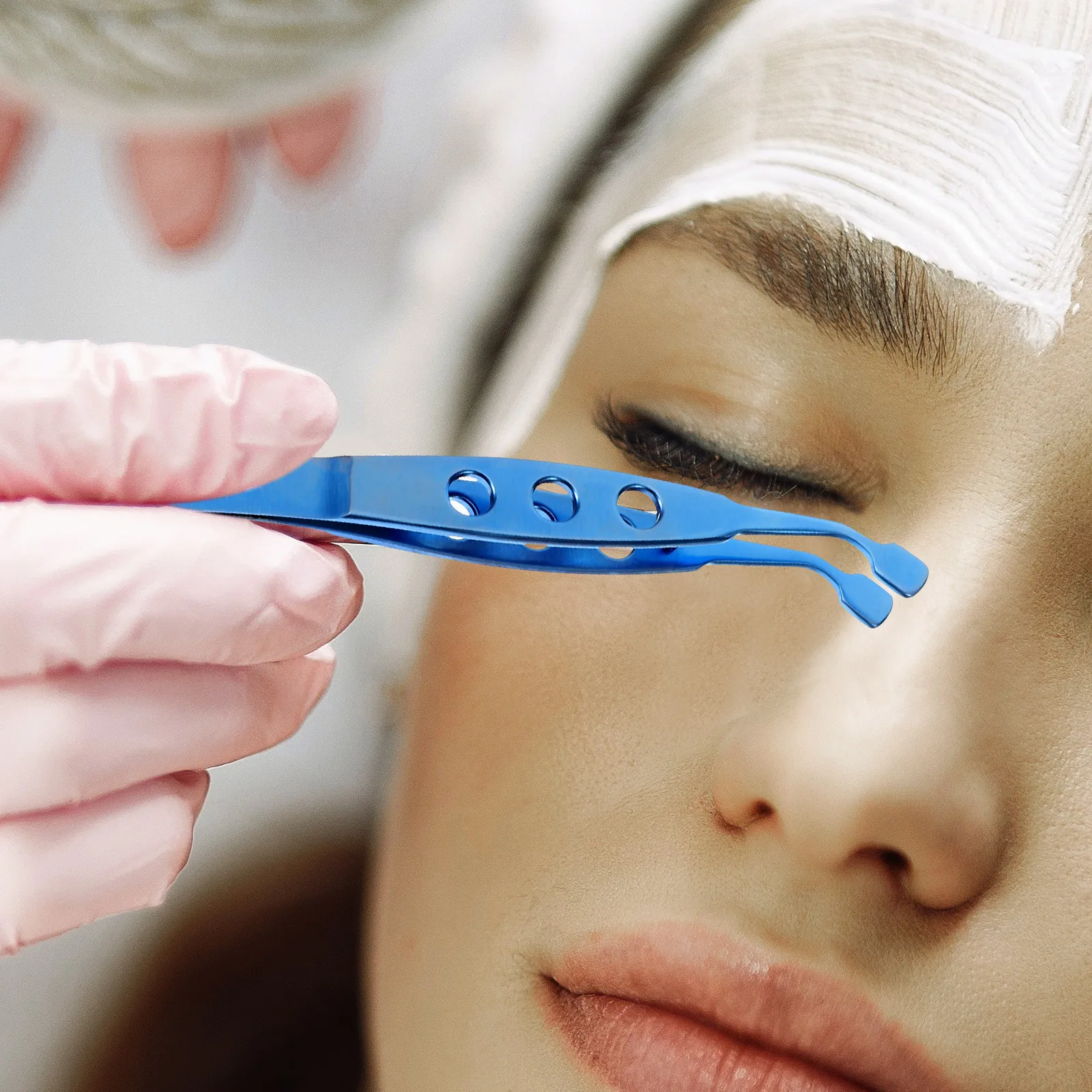 

Eyelid Tweezers Meibomian Gland Forceps 4x5 Metal Expressor Women Beauty Tools Eyelid Compressor Skin Care Treatment