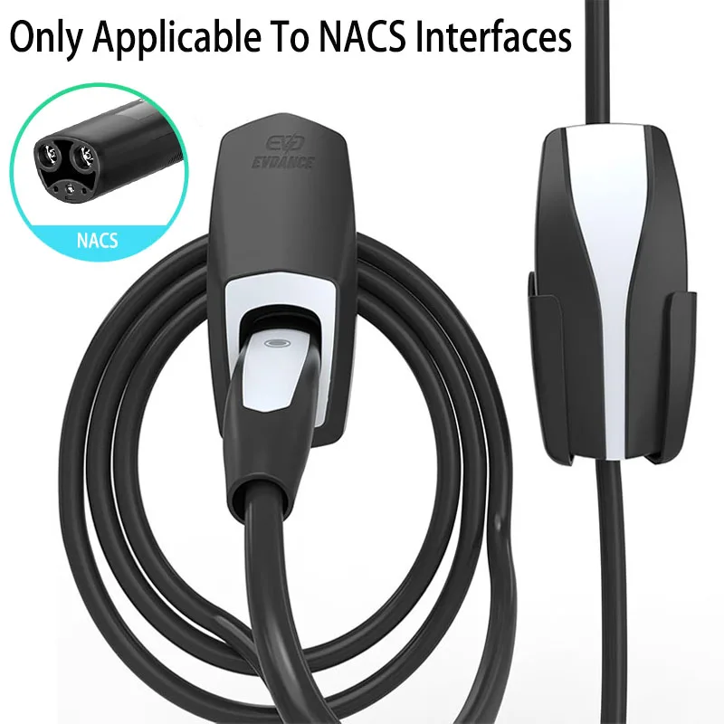 EVDANCE EV Suporte de cabo de carregamento com suporte de chassi para Tesla Model Y S X Suporte organizador de cabo para carregadores Tesla de