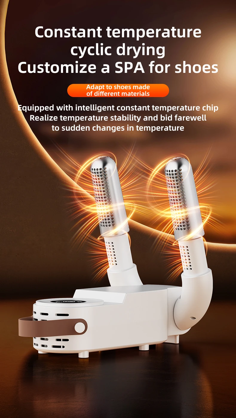Schuhtrockner UV-Schuhsterilisator Intelligenter Timer Schuhtrockner Geruchsbeseitiger Socken-Stiefel-Deodorizer Faltbarer Schuh-Heiztrockner – Detail 12