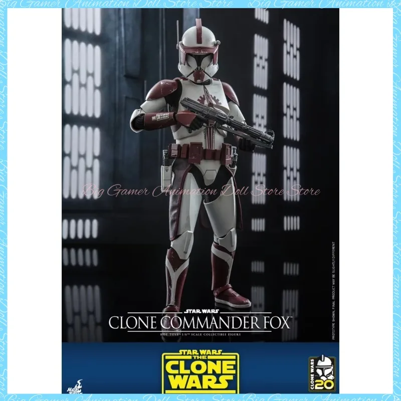 【In-Stock】Original HotToys 1/6 TMS103 Star Wars Clone Wars Clone Commander Fox Movable Model Gift Collection