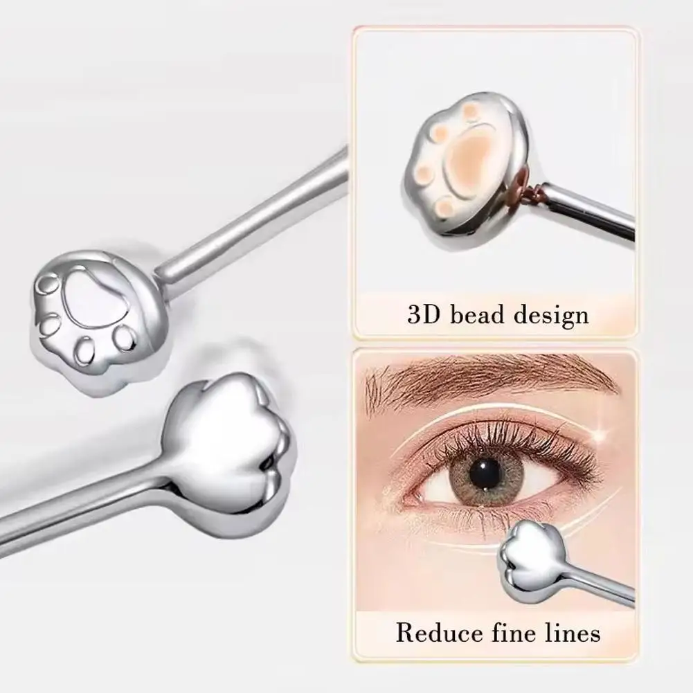 

Cat's Paw Eye Massager Shape Handheld Hot Compress Anti-Aging Wrinkle Removal Facial Wand Eye Face Lift
