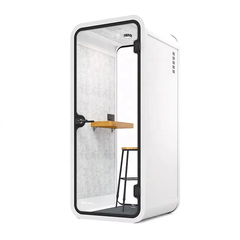 Single Person Privacy Office Furniture Acoustic Soundproof Online Meeting Phone Booth Pod