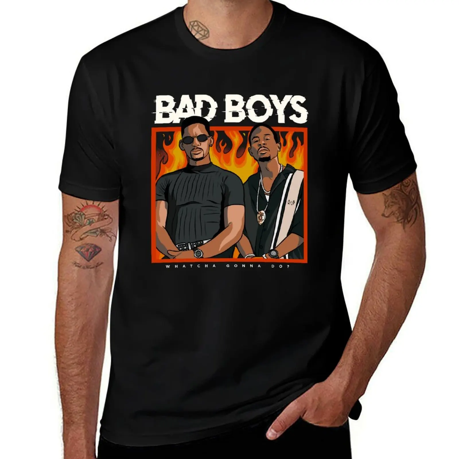 Bad Boys T-Shirt kawaii clothes shirts graphic vintage clothes slim fit t shirts for men