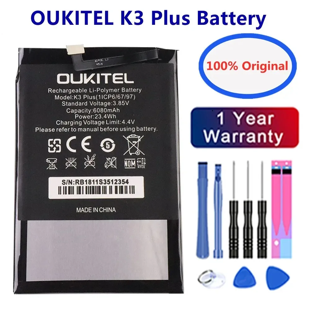 High Capacity 100% Original Battery For Oukitel K7 / K7 Power K10