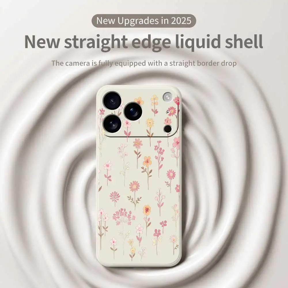 حافظة من السيليكون الوردي لهاتف آيفون 17 برو ماكس 17 إير 16 15 14 13 12 11 برو ماكس XS ماكس 7 8 Plus 16e 16 15 Plus غطاء من البولي يوريثان #5