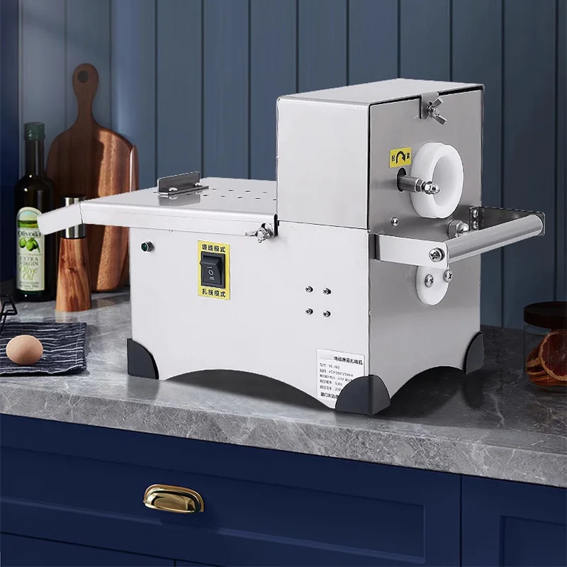 آلة ربط السجق التجارية آلة ربط السجق الكهربائية آلة تقسيم آلة ربط أوتوماتيكية