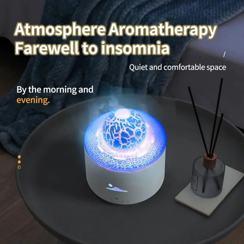 230ML Flame Planet Air Humidifier  Ultrasonic Cool Water  Diffuser  Room Aromatherapy Essential Oil Diffuser