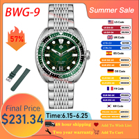 2025 New IXDAO IPOSE Automatic Mechanical Men Watch JD-X07S Dragon Scale Pattern Watch Stainless Steel BWG-9 Diving reloj hombre