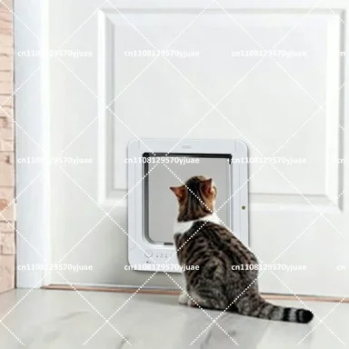 Automatic Pet Access Door, Induction Cat And Dog Flap Door, Controllable Direction Pet Gate For Indoor Household Use