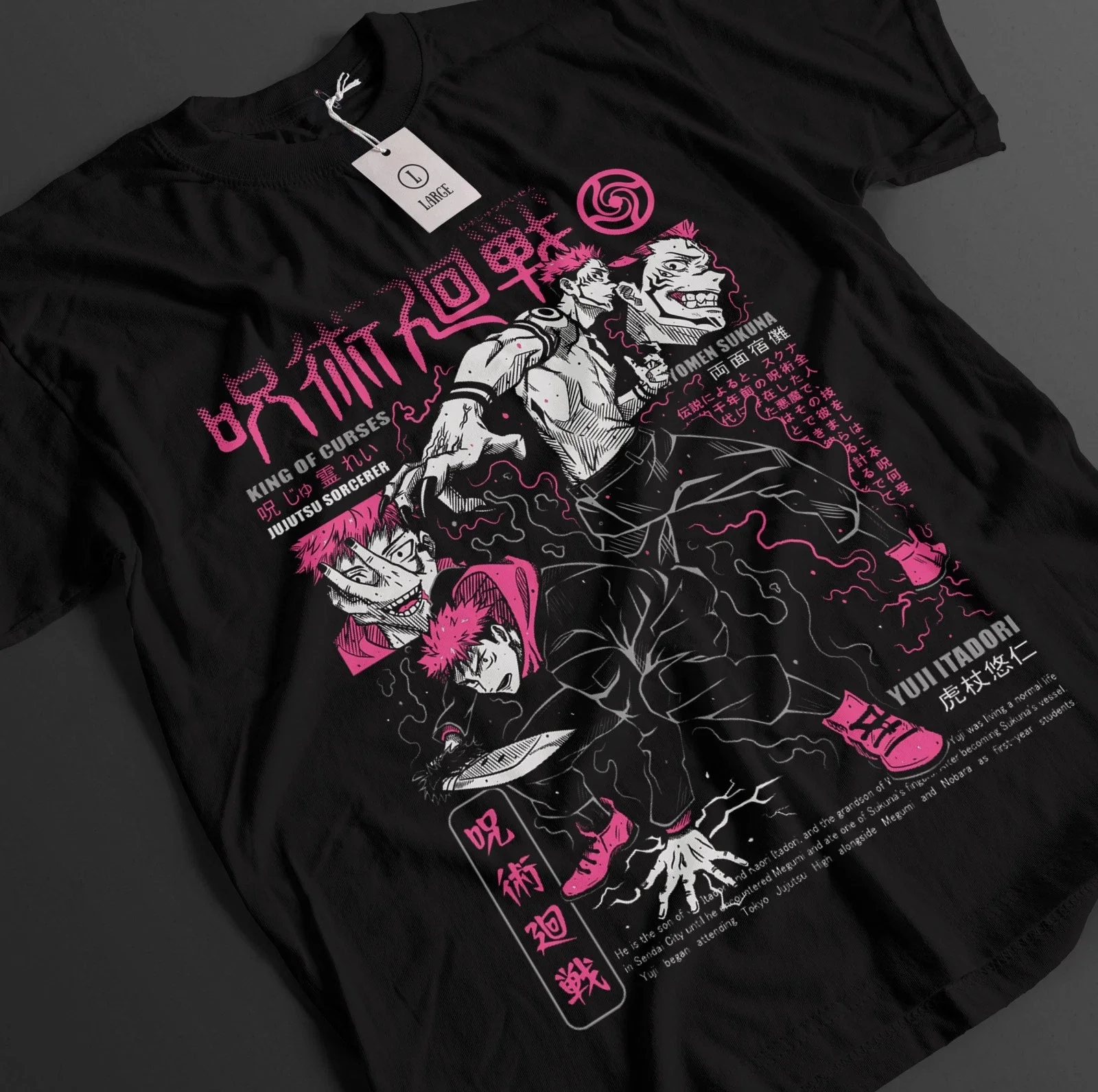 2026 Summer Jujutsu Kaisen Retro Cosplay T-shirt Men's Super Casual Cotton Printed Short-sleeved Unisex Children's Sports Shirt