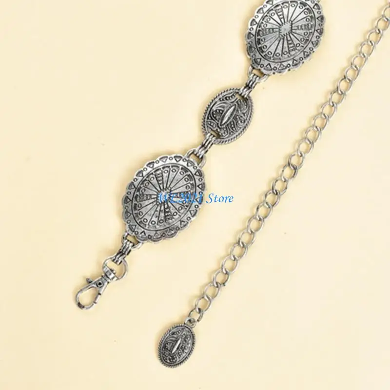 

G5GC Western Cowgirl Chain Chain Belt Women Waist Chain Belly Chain For Dress