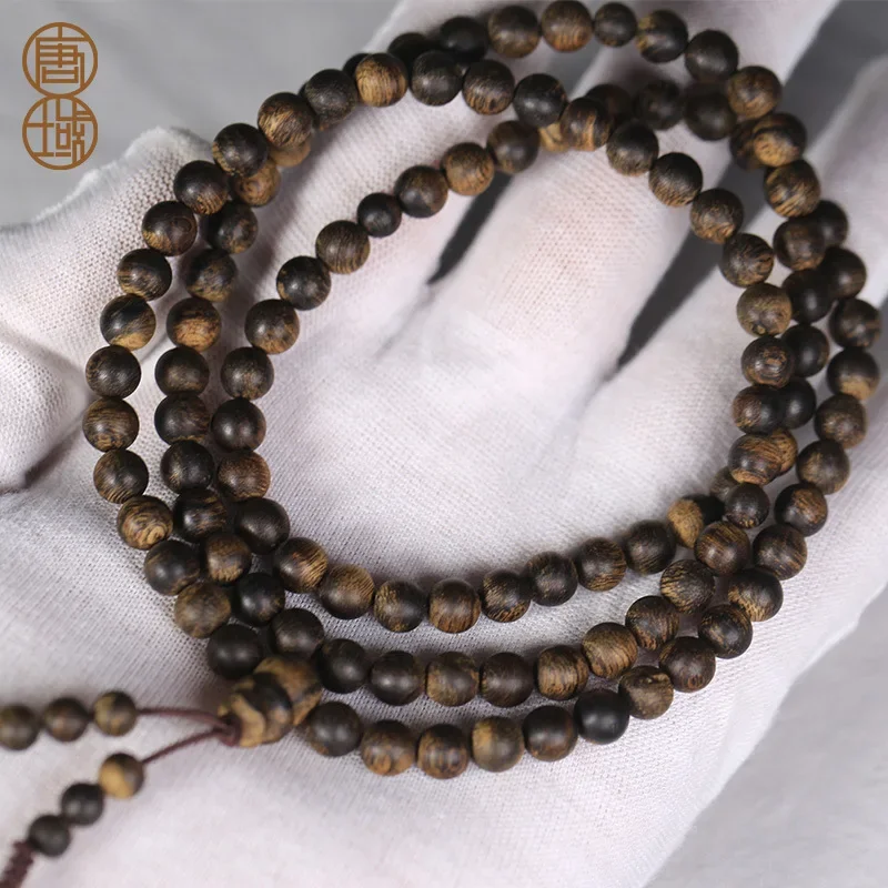 

Daragan Agarwood 108 Bracelets Collectible Bracelets Fidelity Agarwood Buddha Beads Prayer Beads Men's and Women's Bracelets