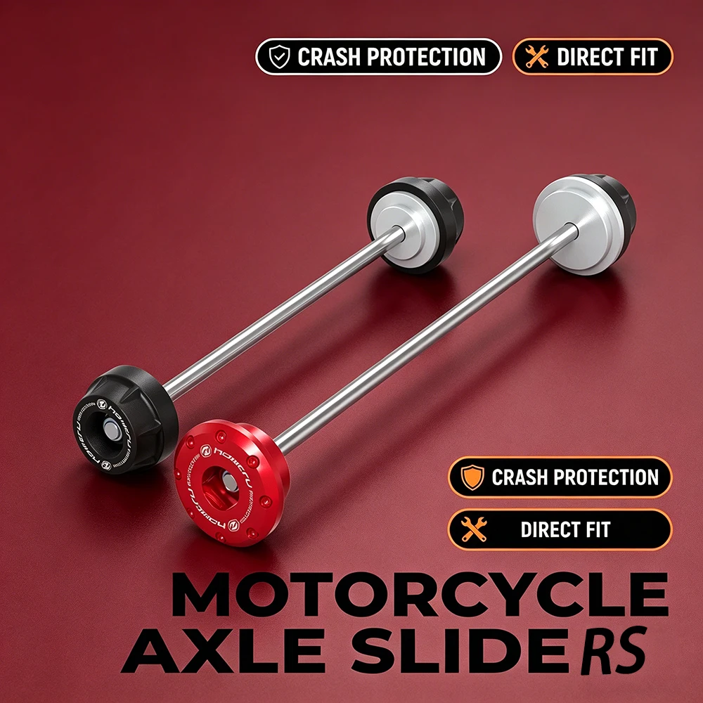 

Front Rear wheel Spindle Crash Protection For Ducati Multistrada 1200 1260 V4 Pikes Peak