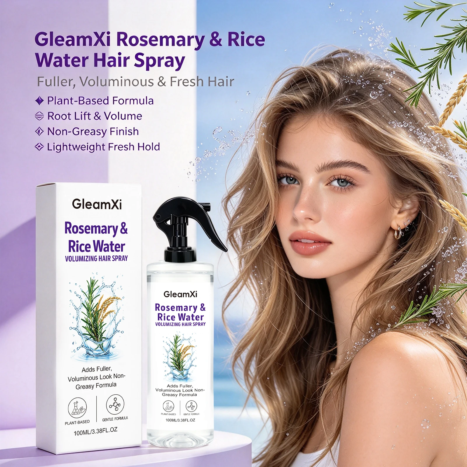 Hair Care Spray Nourish Root And End Reduce Dry Hair Repair Split Ends Strengthen Hair Strands Hair Volumizing Smooth Wash Free