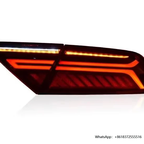 

daAudi A7 LED Tail Lights Dynamic Signal Reverse Car Accessories with Red Lens Blue Light New Design