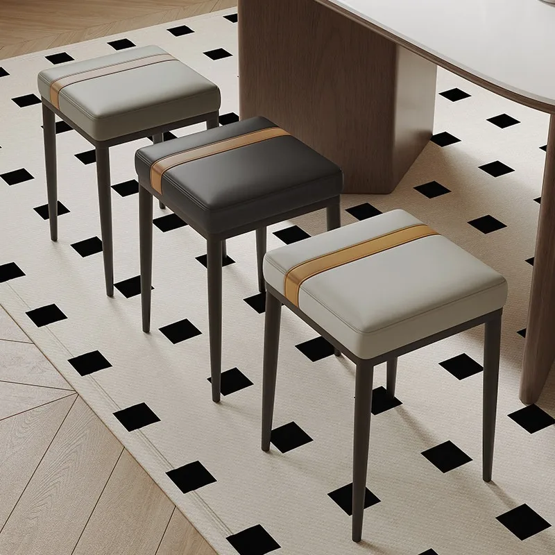 Simple Modern Vanity Stool Cutis Vera Minimalist Combination Vanity Stool Stacked Home Furniture Sgabello Per Trucco ZY40HZD