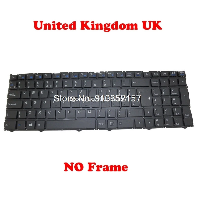 

UK GR NO Backlit Keyboard For CLEVO N250 CVM15F3600-430 CVM15F36GB-430 6-80-N25J0-190-1 CVM15F36D0-430 6-80-N25J0-070-1 German