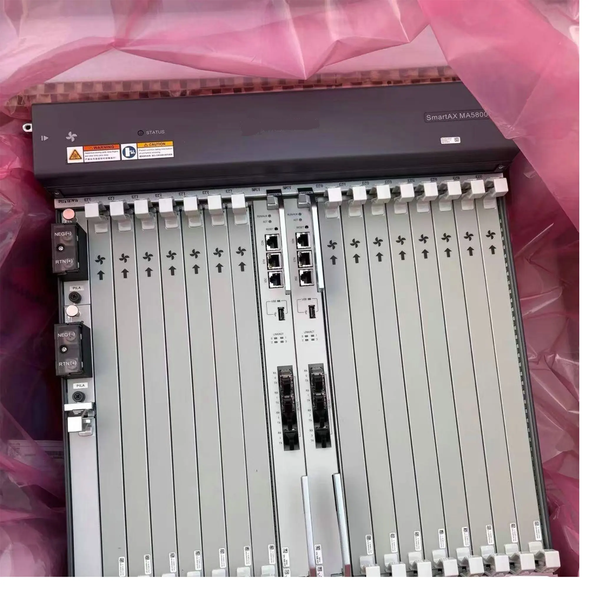 MA5683T, MA5800, Gphf, Gtgh, C++, Rackmount, Dual Power Supply, Single Interface Board, CIUA GPON/EPON OLT Devices: