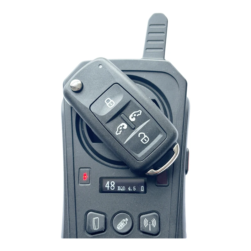 TXK001152 7N0837202A 434MHz Flip Key Fob 4+1 Button With ID48 MQB48 Chip For VW Sharan Multivan Aftermarket Car Key Control